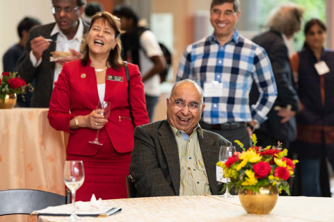 Irene Lukoff (L) and Ashok Agrawala