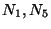 $N_{1}, N_{5}$