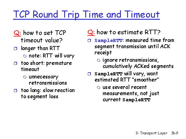 time between round trip